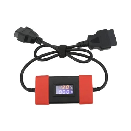 24V-auf-12V OBD-Konverter mit Display – Für professionelle LKW-Diagnose